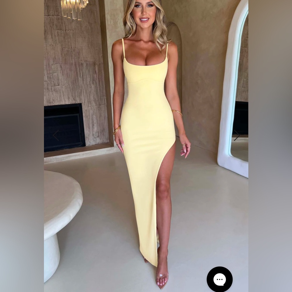 BABYBOO TIARNE MAXI DRESS - LEMON
